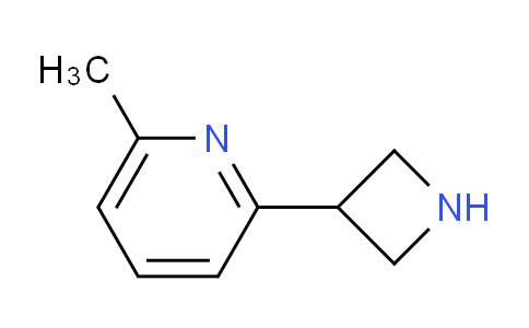 CAS No. 1236861-67-8, 2-(Azetidin-3-yl)-6-methylpyridine
