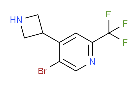 CAS No. 1260864-08-1, 4-(Azetidin-3-yl)-5-bromo-2-(trifluoromethyl)pyridine