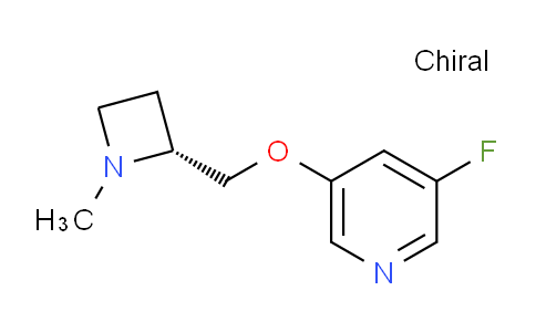CAS No. 228867-33-2, (R)-3-Fluoro-5-((1-methylazetidin-2-yl)methoxy)pyridine
