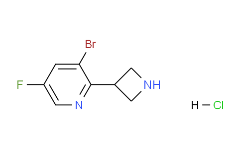 CAS No. 1823904-30-8, 2-(Azetidin-3-yl)-3-bromo-5-fluoropyridine hydrochloride