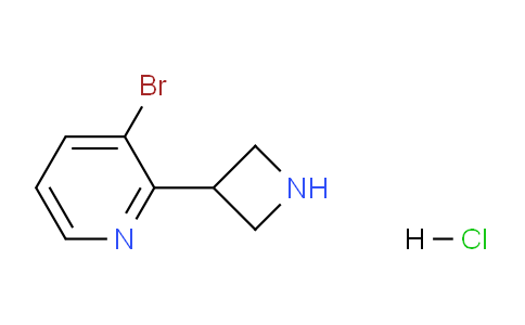 CAS No. 1349873-33-1, 2-(Azetidin-3-yl)-3-bromopyridine hydrochloride