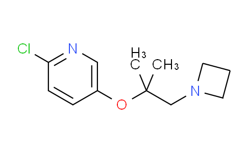CAS No. 1413065-50-5, 5-((1-(Azetidin-1-yl)-2-methylpropan-2-yl)oxy)-2-chloropyridine