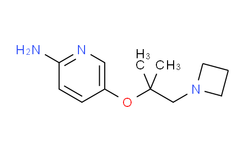 CAS No. 1413065-54-9, 5-((1-(Azetidin-1-yl)-2-methylpropan-2-yl)oxy)pyridin-2-amine