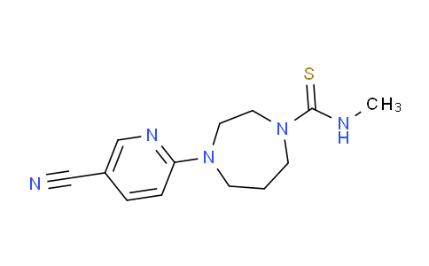 CAS No. 519056-55-4, 4-(5-Cyanopyridin-2-yl)-N-methyl-1,4-diazepane-1-carbothioamide
