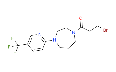 CAS No. 646455-90-5, 3-Bromo-1-(4-(5-(trifluoromethyl)pyridin-2-yl)-1,4-diazepan-1-yl)propan-1-one
