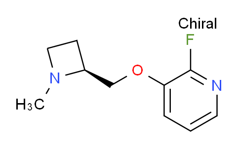 CAS No. 186589-00-4, (S)-2-Fluoro-3-((1-methylazetidin-2-yl)methoxy)pyridine