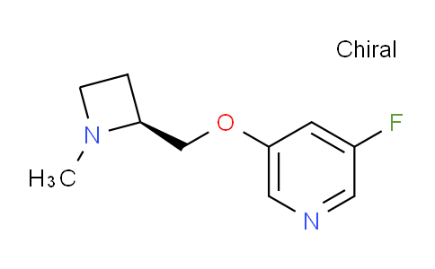 CAS No. 228867-35-4, (S)-3-Fluoro-5-((1-methylazetidin-2-yl)methoxy)pyridine