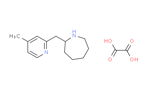 CAS No. 1177307-87-7, 2-((4-Methylpyridin-2-yl)methyl)azepane oxalate
