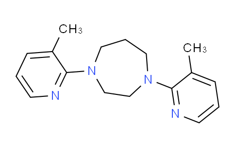 CAS No. 946386-12-5, 1,4-Bis(3-methylpyridin-2-yl)-1,4-diazepane