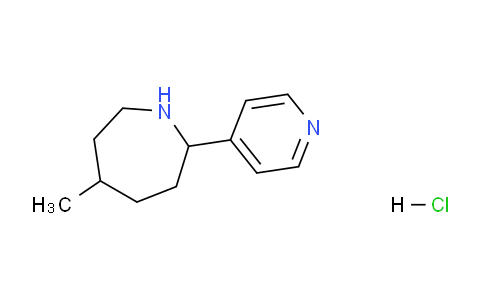 CAS No. 1346605-28-4, 5-Methyl-2-(pyridin-4-yl)azepane hydrochloride