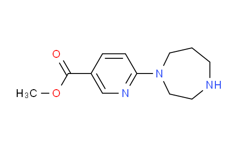 CAS No. 132521-77-8, Methyl 6-(1,4-diazepan-1-yl)nicotinate