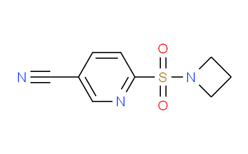 CAS No. 1334495-13-4, 6-(Azetidin-1-ylsulfonyl)nicotinonitrile
