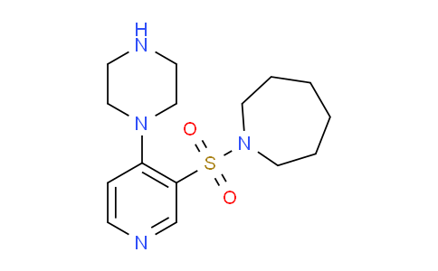 CAS No. 1352506-84-3, 1-((4-(Piperazin-1-yl)pyridin-3-yl)sulfonyl)azepane