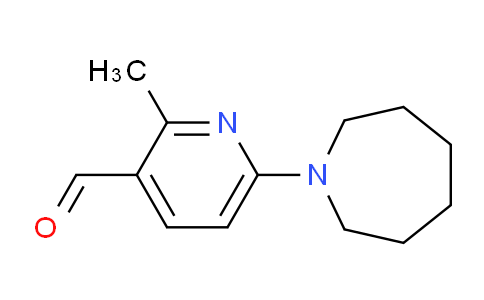 CAS No. 1355225-06-7, 6-(Azepan-1-yl)-2-methylnicotinaldehyde