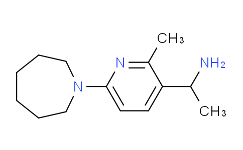 CAS No. 1355237-94-3, 1-(6-(Azepan-1-yl)-2-methylpyridin-3-yl)ethanamine