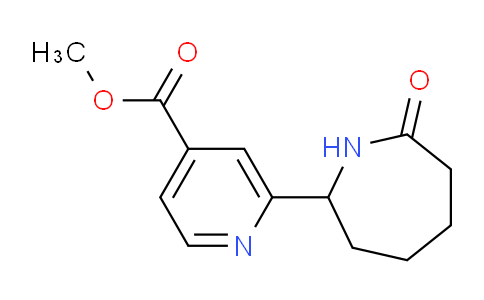 CAS No. 1378260-53-7, Methyl 2-(7-oxoazepan-2-yl)isonicotinate