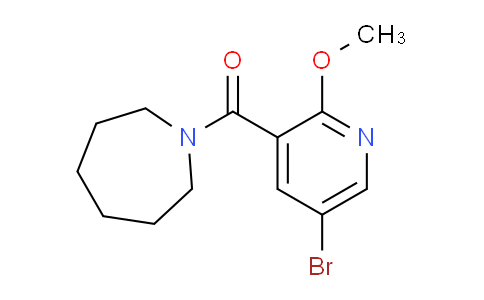 CAS No. 1779122-32-5, Azepan-1-yl(5-bromo-2-methoxypyridin-3-yl)methanone