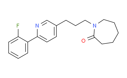 CAS No. 918145-54-7, 1-(3-(6-(2-Fluorophenyl)pyridin-3-yl)propyl)azepan-2-one