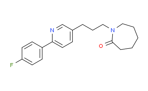 CAS No. 918145-80-9, 1-(3-(6-(4-Fluorophenyl)pyridin-3-yl)propyl)azepan-2-one