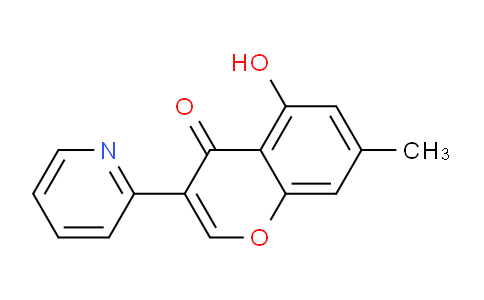CAS No. 65047-22-5, 5-Hydroxy-7-methyl-3-(pyridin-2-yl)-4H-chromen-4-one
