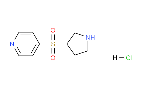 CAS No. 1420980-56-8, 4-(Pyrrolidin-3-ylsulfonyl)pyridine hydrochloride