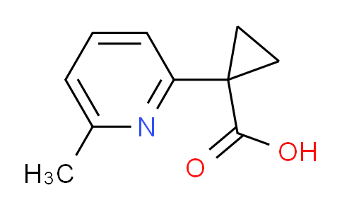CAS No. 1060806-13-4, 1-(6-Methylpyridin-2-yl)cyclopropanecarboxylic acid