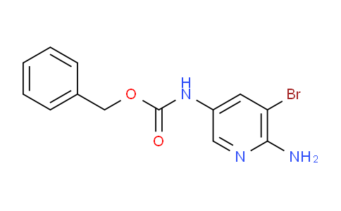 CAS No. 405939-48-2, Benzyl (6-amino-5-bromopyridin-3-yl)carbamate