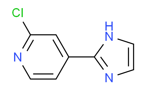 CAS No. 1006589-03-2, 2-Chloro-4-(1H-2-imidazolyl)pyridine