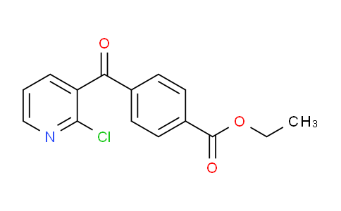 CAS No. 760192-98-1, 2-Chloro-3-(4-ethoxycarbonylbenzoyl)pyridine