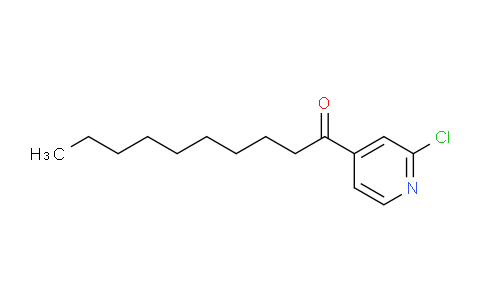 CAS No. 898784-76-4, 2-Chloro-4-decanoylpyridine