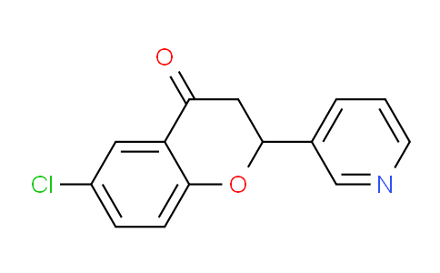 CAS No. 1777-63-5, 6-Chloro-2-(pyridin-3-yl)chroman-4-one