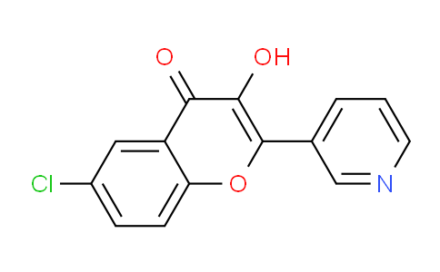 CAS No. 2481-67-6, 6-Chloro-3-hydroxy-2-(pyridin-3-yl)-4H-chromen-4-one