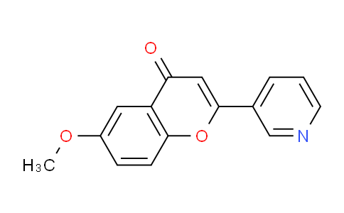 CAS No. 7253-24-9, 6-Methoxy-2-(pyridin-3-yl)-4H-chromen-4-one