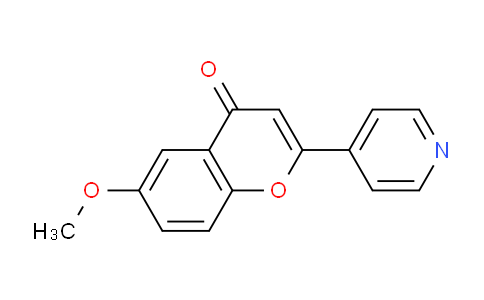 CAS No. 6951-16-2, 6-Methoxy-2-(pyridin-4-yl)-4H-chromen-4-one