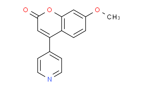 CAS No. 841-97-4, 7-Methoxy-4-(pyridin-4-yl)-2H-chromen-2-one