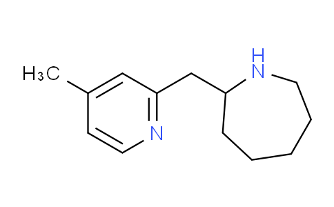 CAS No. 527674-24-4, 2-((4-Methylpyridin-2-yl)methyl)azepane