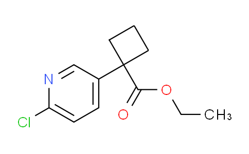 CAS No. 485828-27-1, ethyl 1-(6-chloropyridin-3-yl)cyclobutanecarboxylate