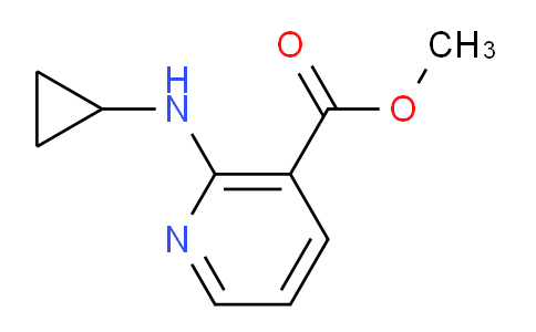 CAS No. 1249048-43-8, methyl 2-(cyclopropylamino)nicotinate