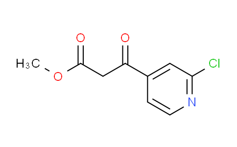 CAS No. 119836-24-7, methyl 3-(2-chloropyridin-4-yl)-3-oxopropanoate