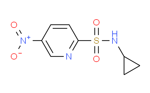 CAS No. 1420838-72-7, N-cyclopropyl-5-nitropyridine-2-sulfonamide