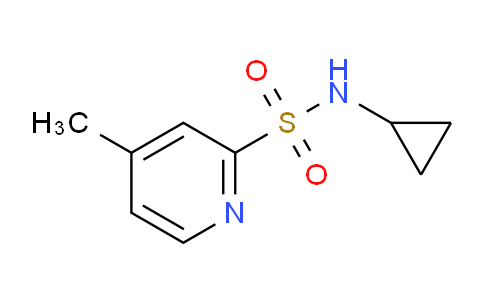 CAS No. 1420803-82-2, N-cyclopropyl-4-methylpyridine-2-sulfonamide
