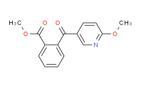 CAS No. 898786-03-3, Methyl 2-(6-methoxynicotinoyl)benzoate