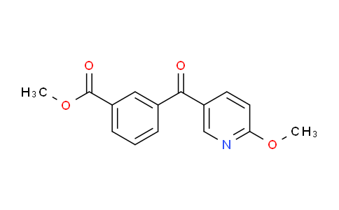 CAS No. 898786-05-5, Methyl 3-(6-methoxynicotinoyl)benzoate