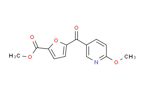CAS No. 898786-26-0, Methyl 5-(6-methoxynicotinoyl)-2- furanoate