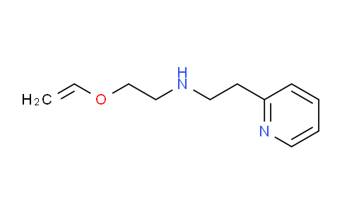 CAS No. 625410-03-9, 2-(Pyridin-2-yl)-N-(2-(vinyloxy)ethyl)ethanamine