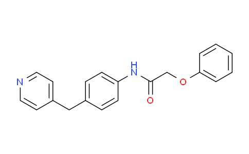 CAS No. 329196-49-8, 2-Phenoxy-N-(4-(pyridin-4-ylmethyl)phenyl)acetamide