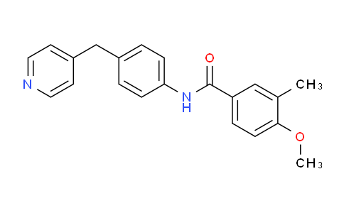 CAS No. 1377918-67-6, 4-Methoxy-3-methyl-N-(4-(pyridin-4-ylmethyl)phenyl)benzamide