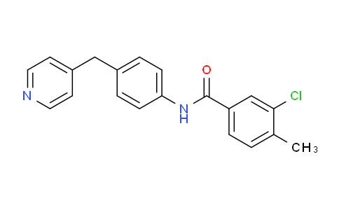 CAS No. 902803-55-8, 3-Chloro-4-methyl-N-(4-(pyridin-4-ylmethyl)phenyl)benzamide
