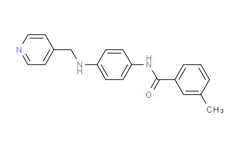 CAS No. 839690-23-2, 3-Methyl-N-(4-((pyridin-4-ylmethyl)amino)phenyl)benzamide