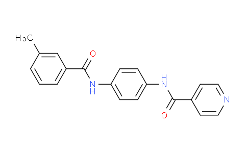 CAS No. 945206-88-2, N-(4-(3-Methylbenzamido)phenyl)isonicotinamide